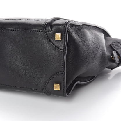 Celine Smooth Calfskin Micro Luggage Black 15 of 17