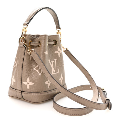 Louis Vuitton Empreinte Monogram Giant Nano Noe Tourterelle Creme 3 of 10