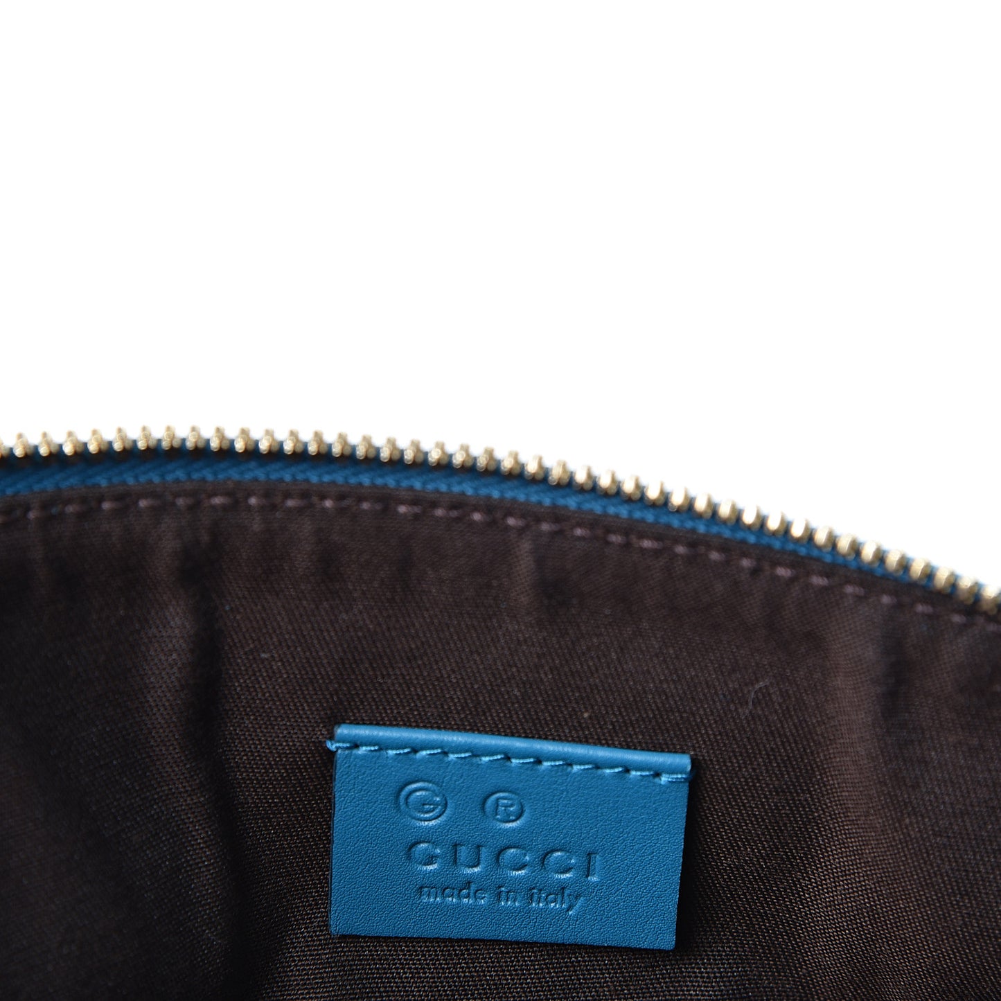 Soft Microguccissima Cosmetic Case Deep Cobalt