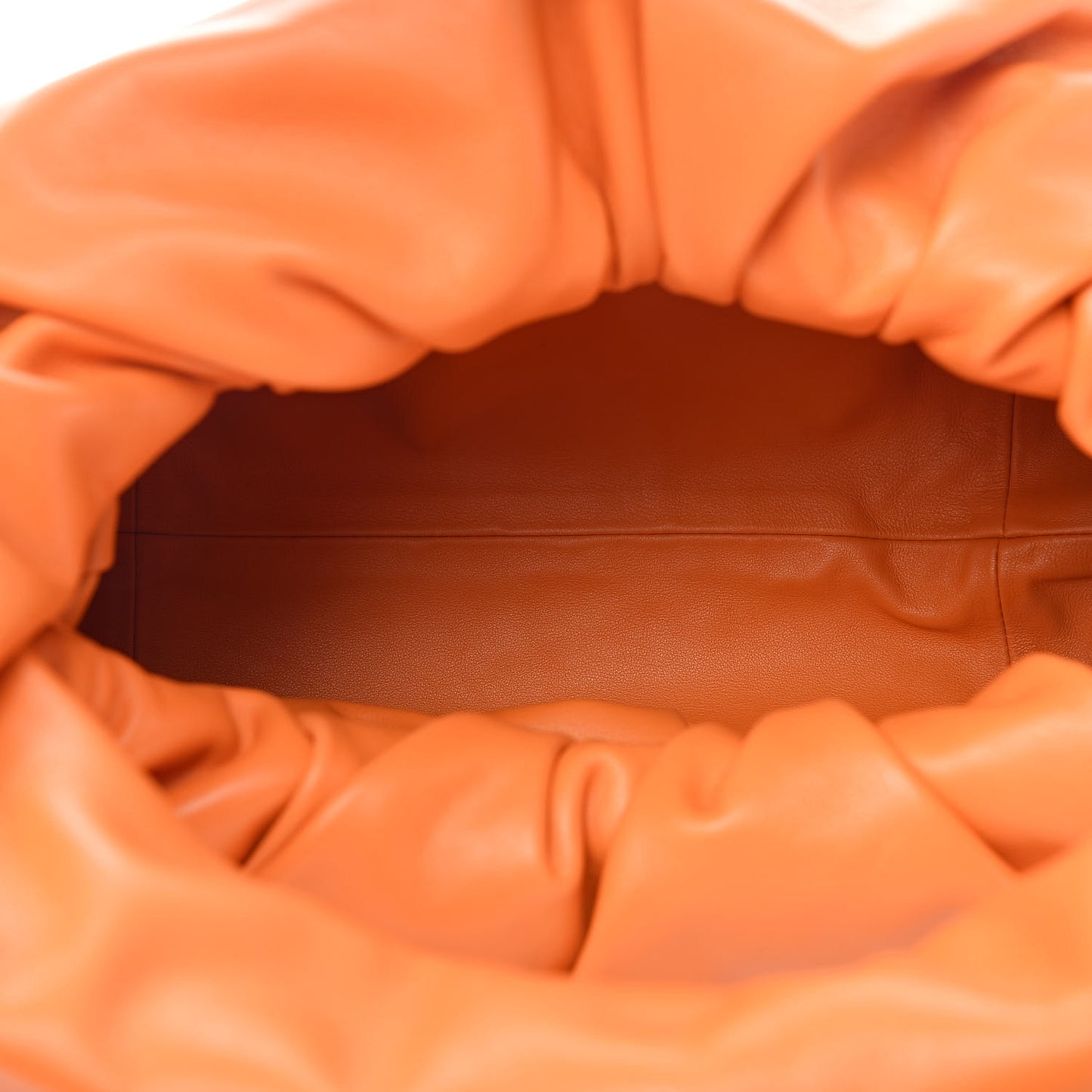 Smooth Butter Calfskin Small The Shoulder Pouch Light Orange