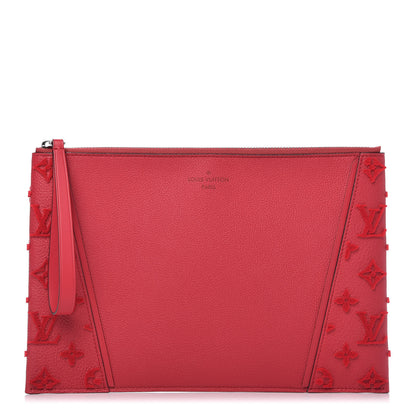 Louis Vuitton Monogram Veau Cachemire W Pochette Framboise 1 of 10