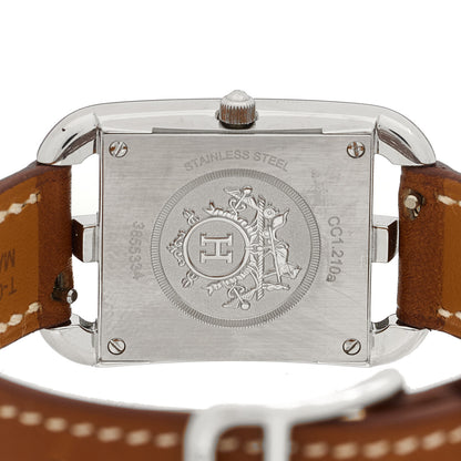 Hermes Stainless Steel Barenia 23mm Cape Cod Quartz Watch Fauve 4 of 5