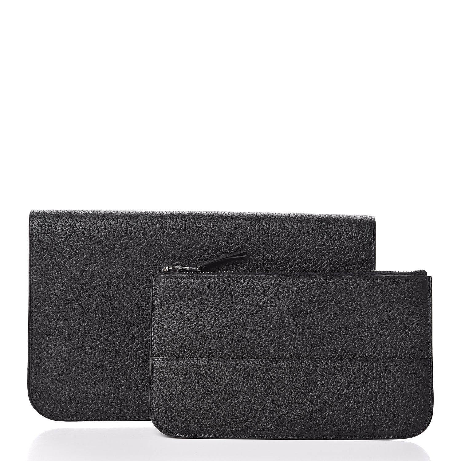 Hermes Togo Dogon Duo Wallet Black 8 of 9