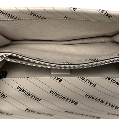 Gucci X BALENCIAGA Calfskin Logo Print Small Dionysus Shoulder Bag White 5 of 13