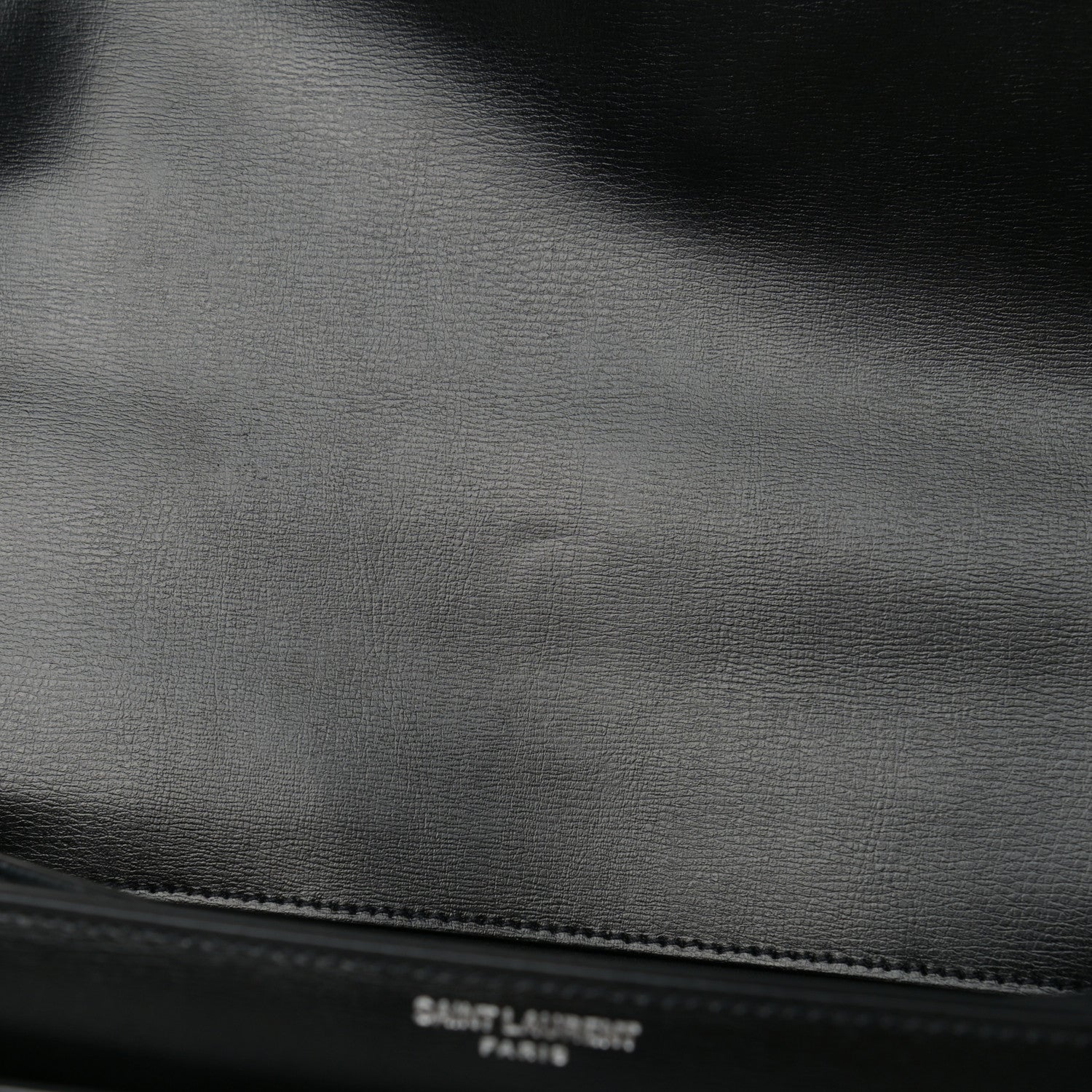 Saint Laurent Calfskin Large Monogram Sunset Black 10 of 10