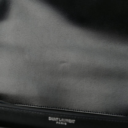 Saint Laurent Calfskin Large Monogram Sunset Black 10 of 10
