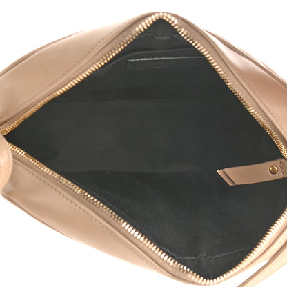 Saint Laurent Calfskin Matelasse Monogram Lou Camera Bag Dark Beige 5 of 12