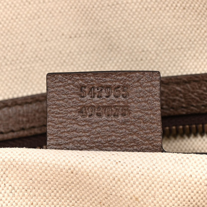 Gucci GG Supreme Monogram Calfskin Web Small Ophidia Day Backpack Beige Ebony New Acero 7 of 11
