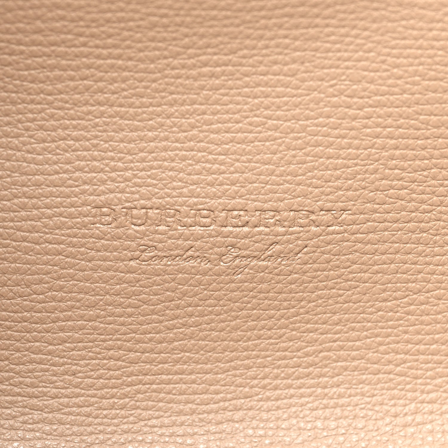 Burberry Grainy Calfskin Haymarket Check Medium Reversible Tote Camel 11 of 14