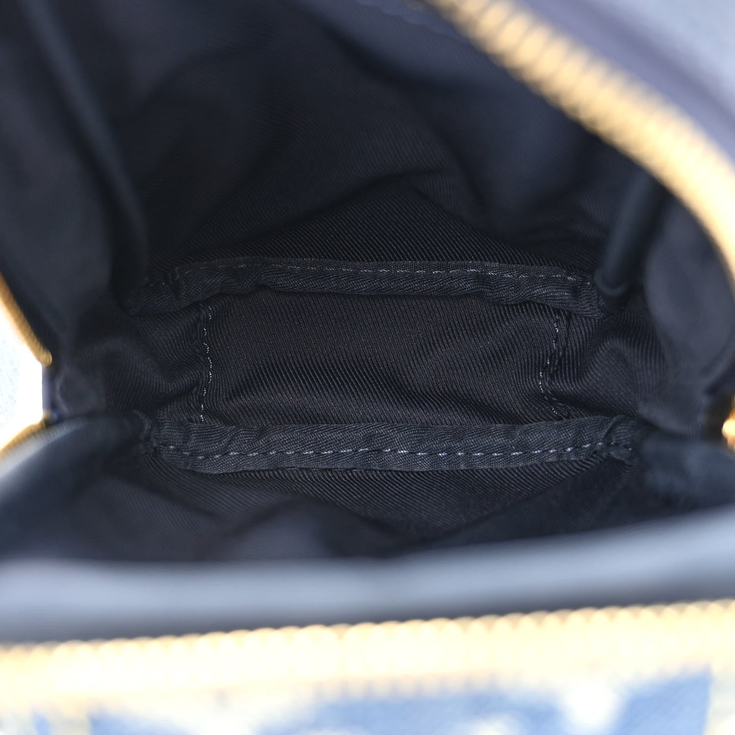 Louis Vuitton X NIGO Denim Monogram Flat Double Phone Pouch 6 of 10
