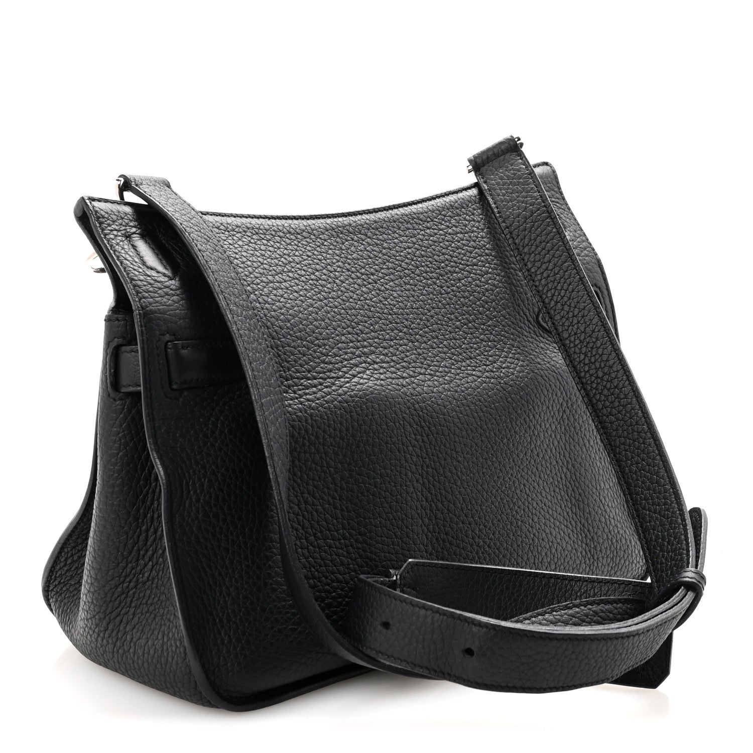 Hermes Taurillon Clemence Jypsiere 28 Black 3 of 9