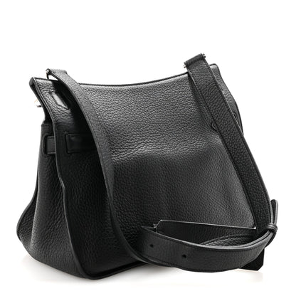 Hermes Taurillon Clemence Jypsiere 28 Black 3 of 9