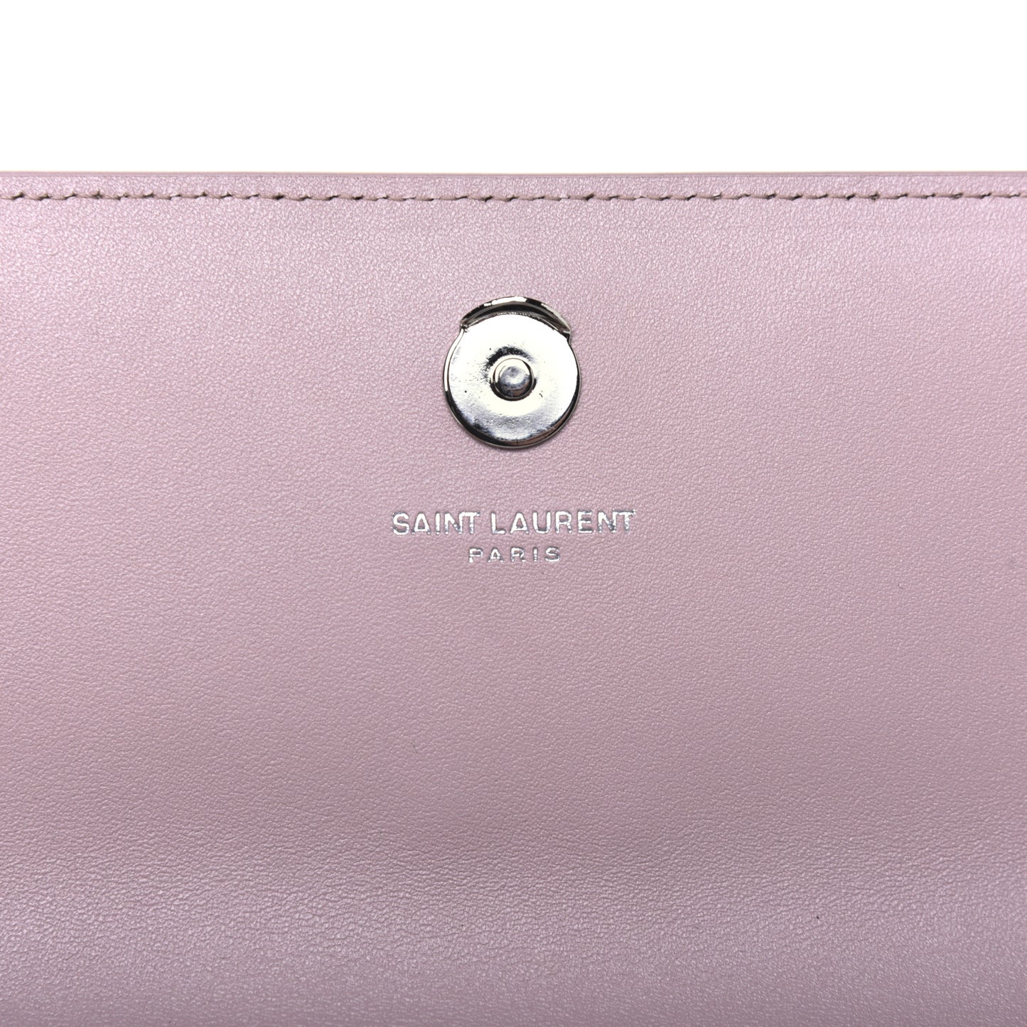 Calfskin Crocodile Embossed Small Monogram Sunset Soft Nude