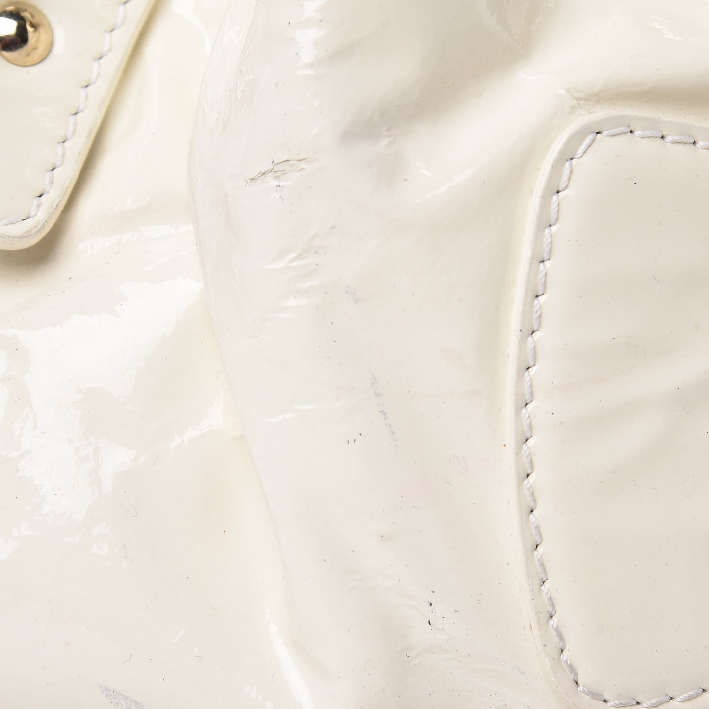 Patent Riki Bag White