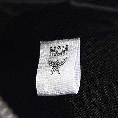 MCM Calfskin Ottomar Monogram Duke Backpack Black 9 of 17