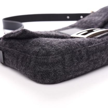 Fendi Wool Zucca Baguette Grey 8 of 9