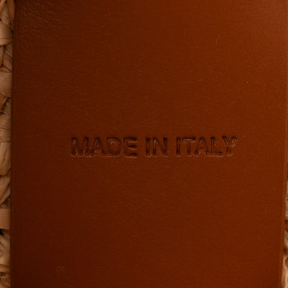 Christian Louboutin Raffia Calfskin Mini By My Side Tote Beige 7 of 10