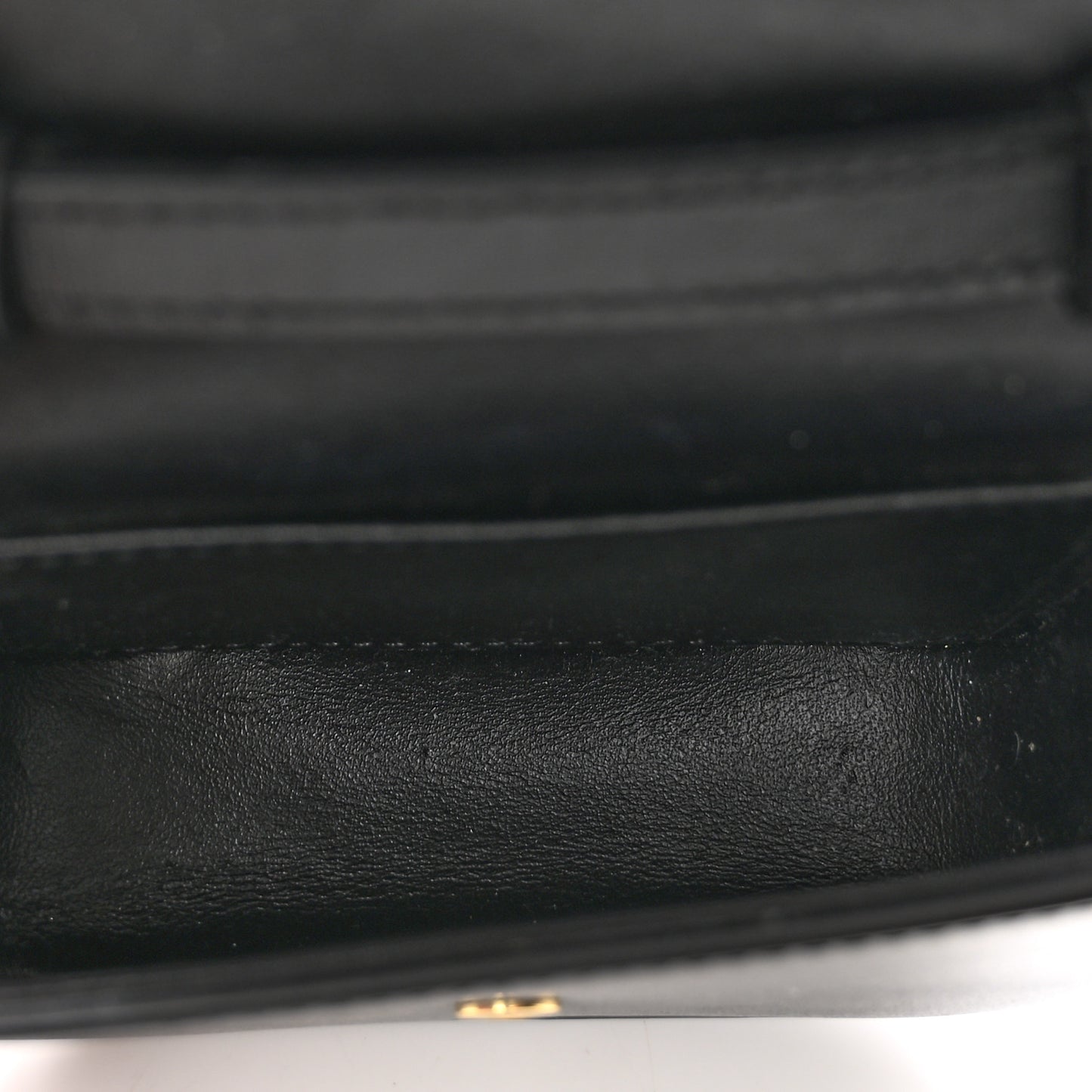 Shiny Calfskin Mini Triomphe Black