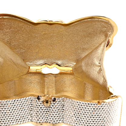 Judith Leiber Crystal Butterfly Celestrina Minaudiere Clutch Gold Multicolor 5 of 9