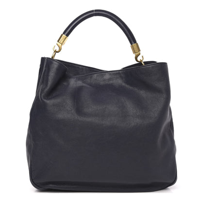 Saint Laurent Goatskin Large Roady Hobo Navy 1 of 13