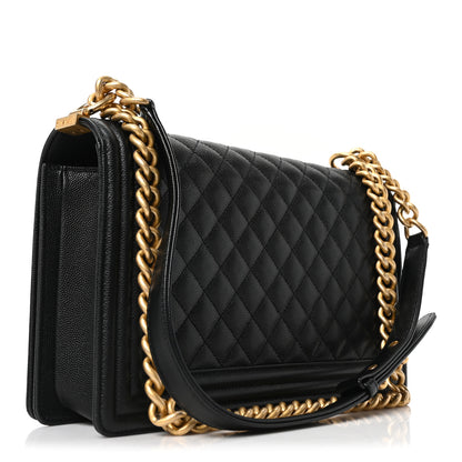 Chanel Caviar Quilted New Medium Boy Flap Black 3 of 10