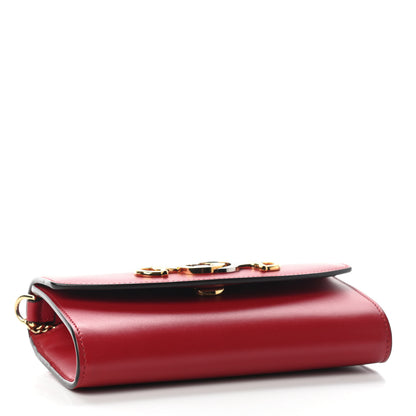 Gucci Smooth Calfskin Mini Zumi Shoulder Bag Hibiscus Red 4 of 10
