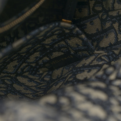 Christian Dior Wicker Oblique Medium Lady Dior Bag Blue 7 of 12