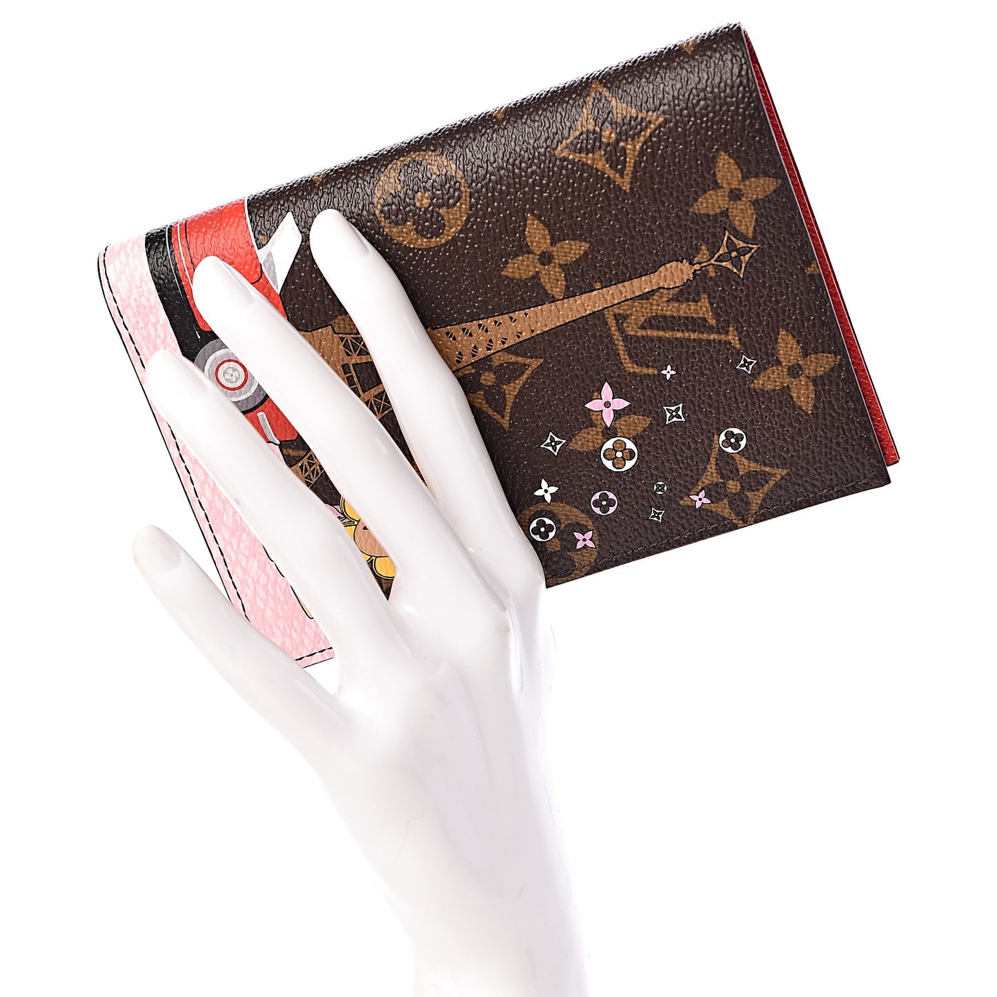 Monogram 2019 Christmas Animation Passport Cover Rouge