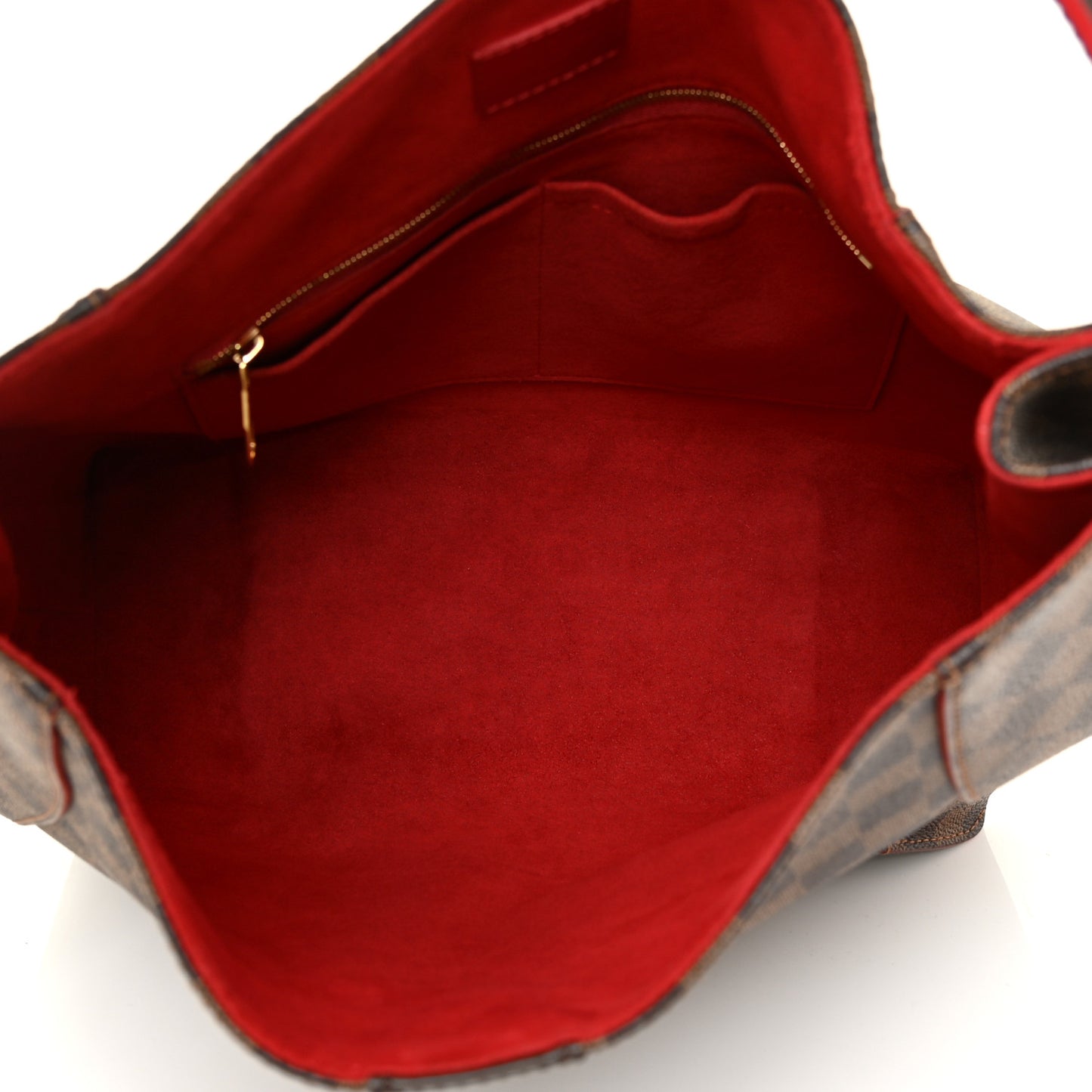 Damier Ebene Caissa Hobo Cherry