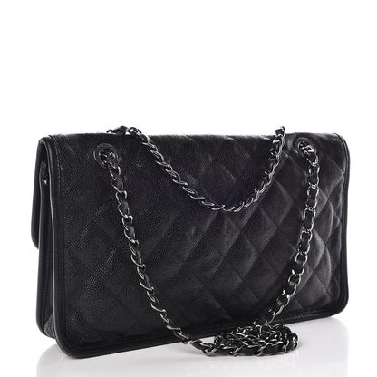 Chanel Caviar Quilted Medium French Riviera Flap Black 4 of 10
