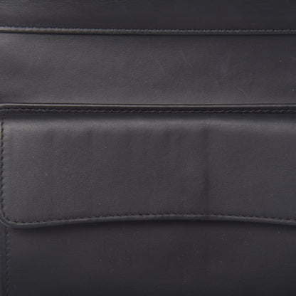 Chanel Patent Quilted Large Flap Wallet Black 9 of 9