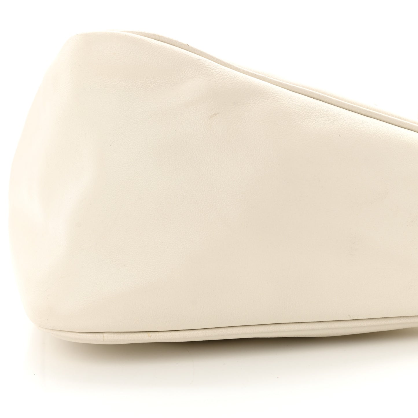 Grace Lux Triangle Shoulder Bag White