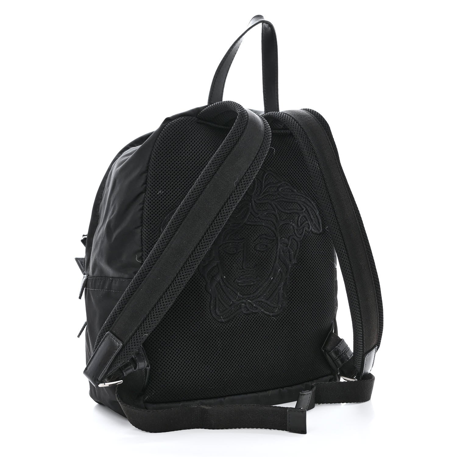 Versace Nylon La Medusa Backpack Black 3 of 16