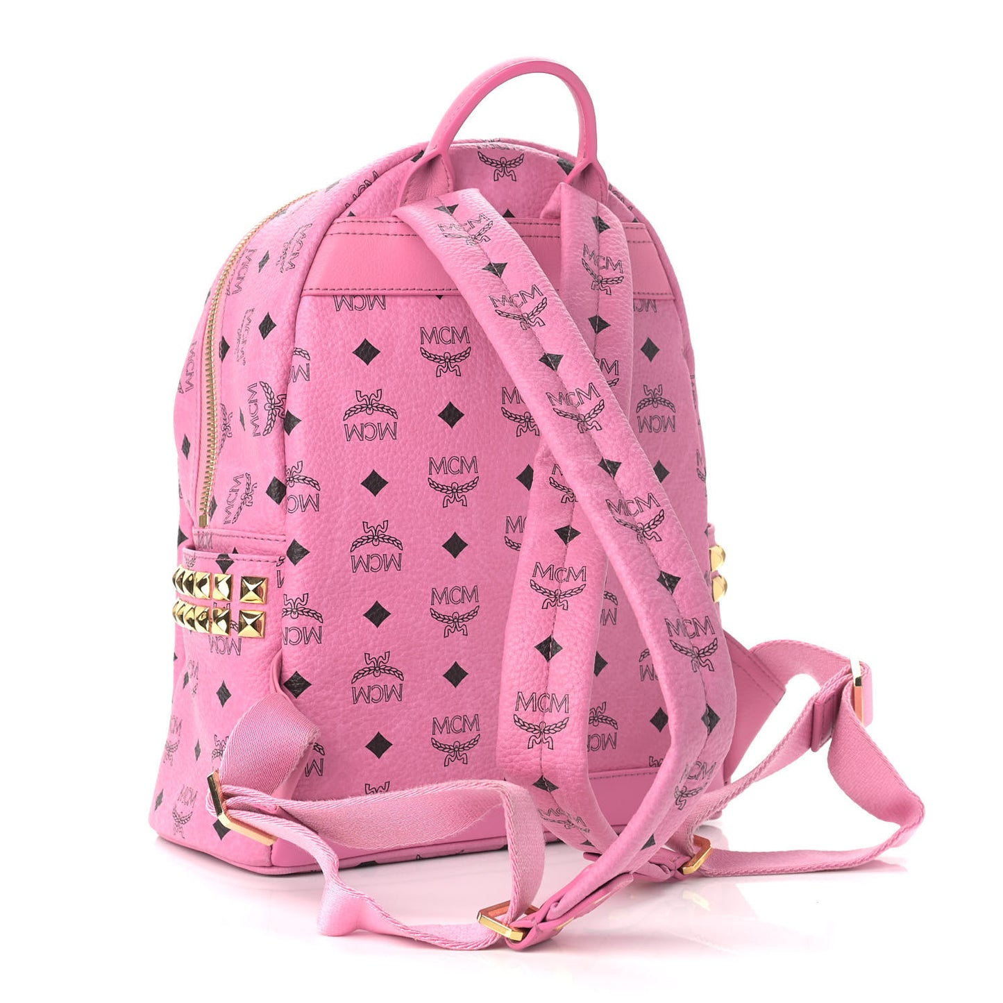Visetos Small Side Stud Stark Backpack Pink