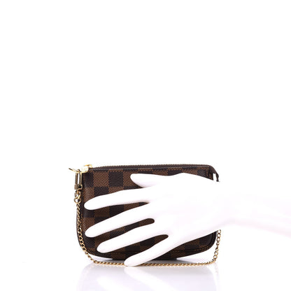 Louis Vuitton Damier Ebene Mini Pochette Accessories 2 of 8