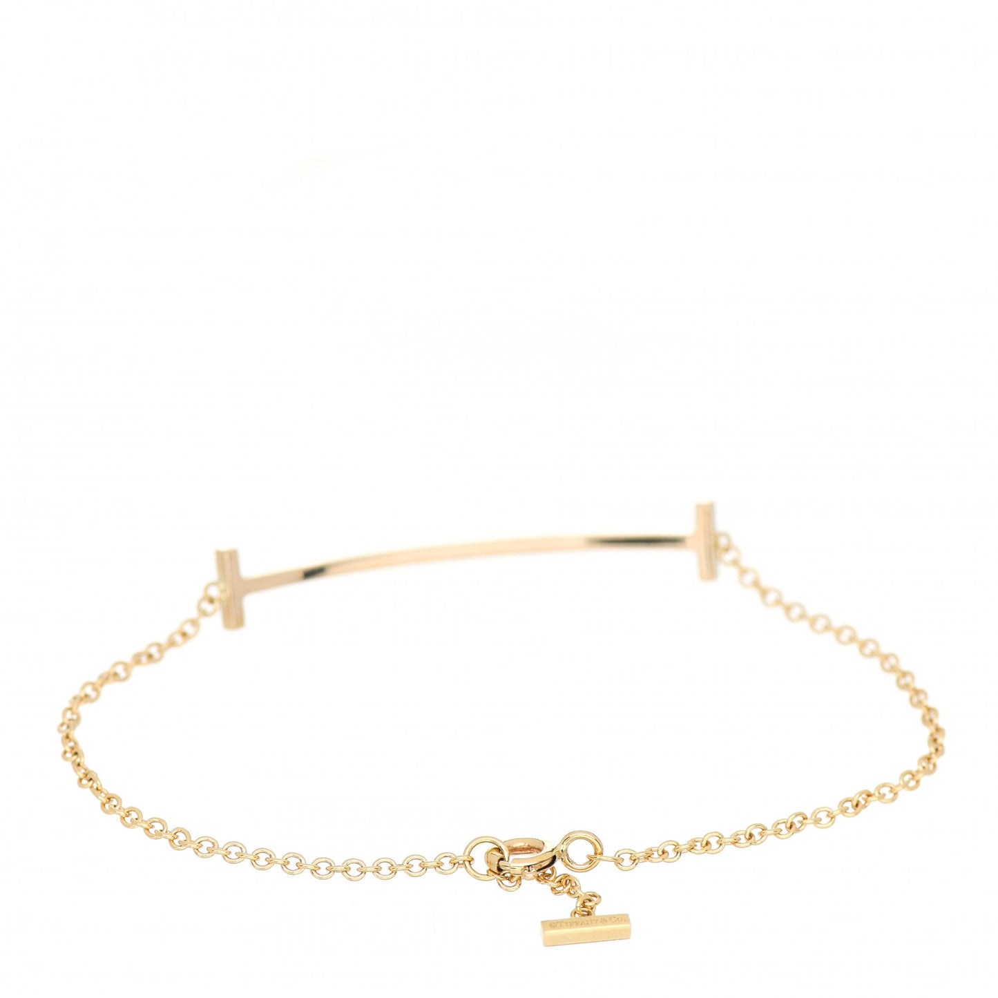 18K Yellow Gold T Smile Bracelet