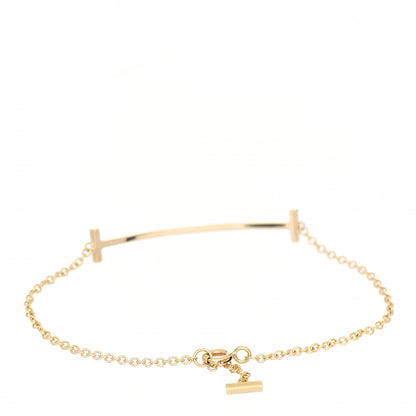 Tiffany 18K Yellow Gold T Smile Bracelet 3 of 4