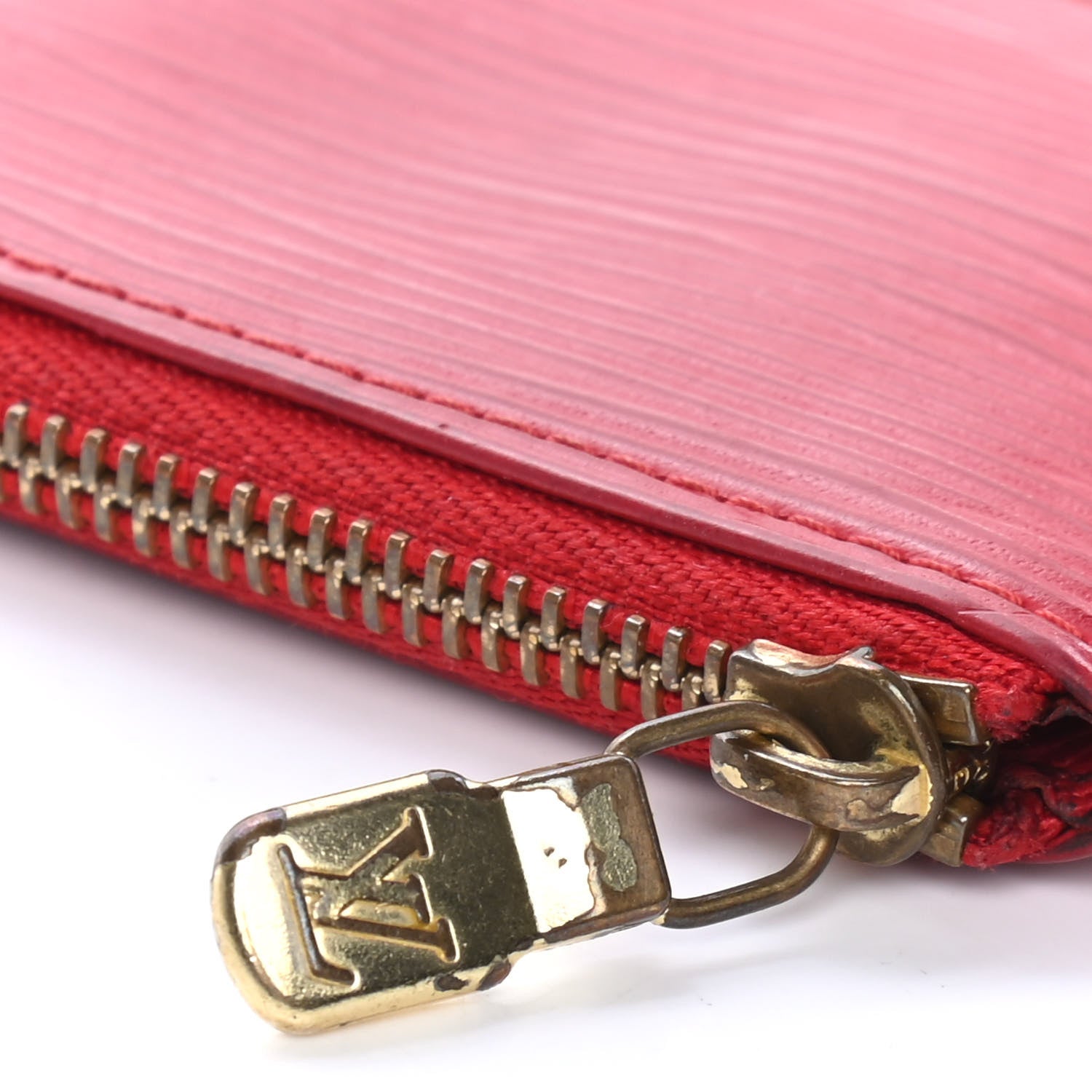 Louis Vuitton Epi Key Pouch Castillan Red 4 of 5