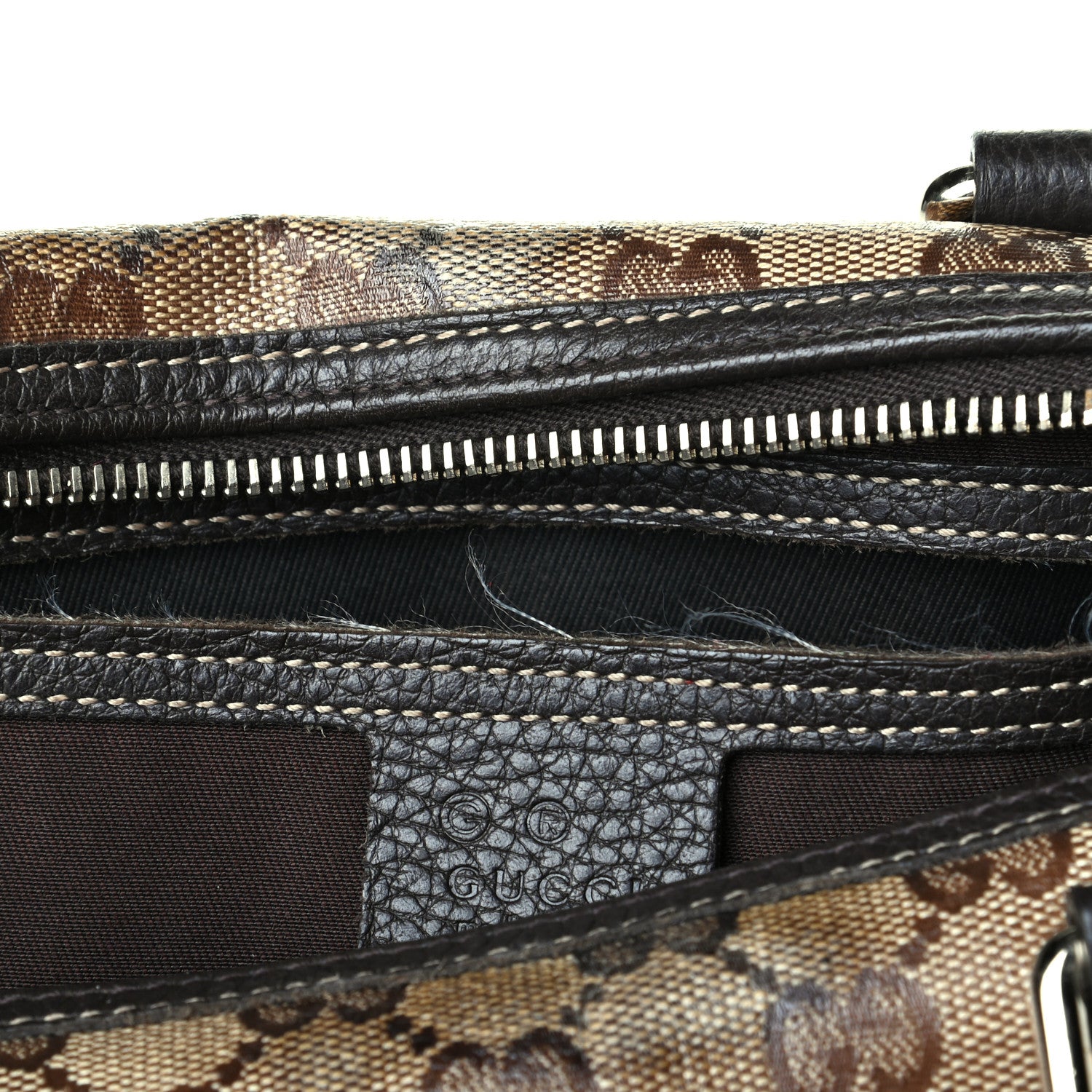 Gucci Crystal Monogram Medium Joy Boston Dark Brown 9 of 9