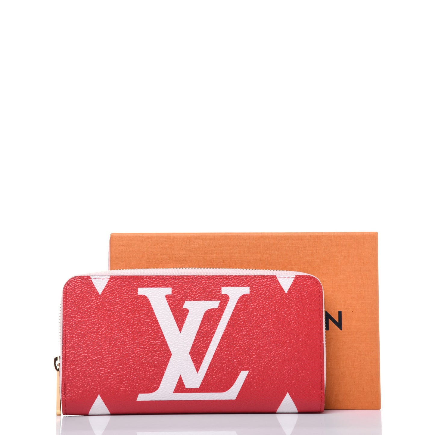 Monogram Giant Zippy Wallet Rouge Rose