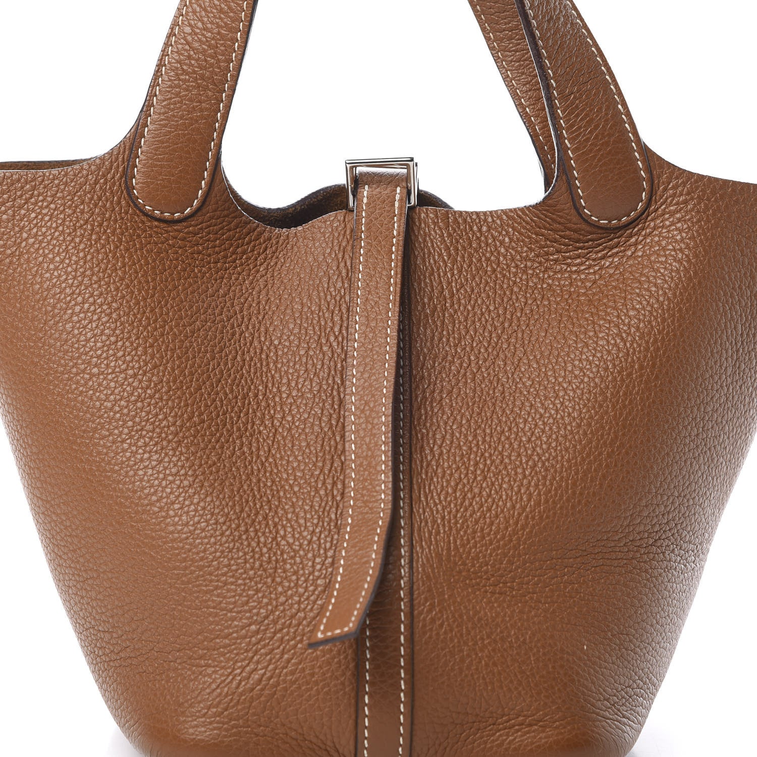 Hermes Taurillon Clemence Picotin 18 PM Gold 8 of 14