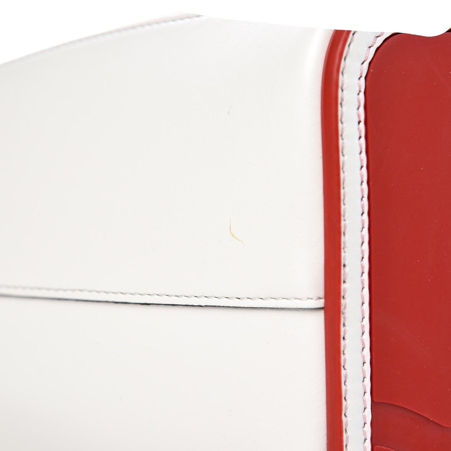 Calfskin PVC Love Spikes East West Cabata Tote Latte Multicolor