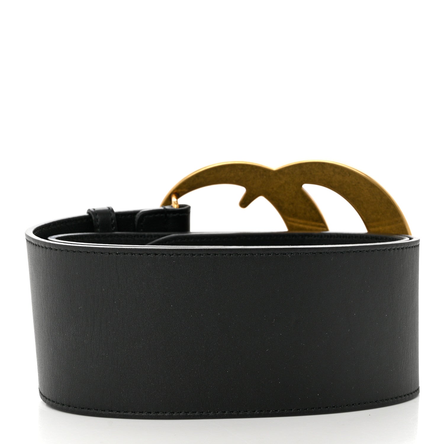 Gucci Calfskin Double G 30mm Belt 75 30 Black 2 of 5