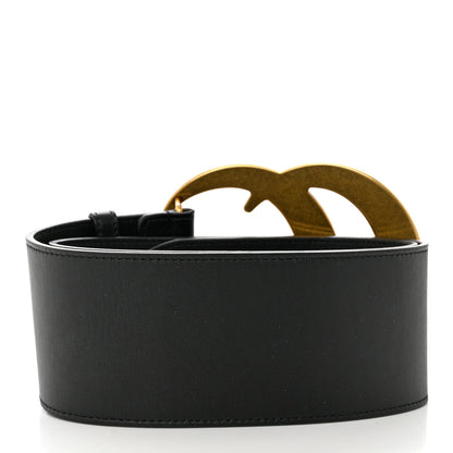 Gucci Calfskin Double G 30mm Belt 75 30 Black 2 of 5