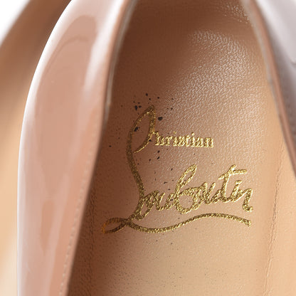 Christian Louboutin Patent New Simple 100 Pumps 38 Nude 13 of 14