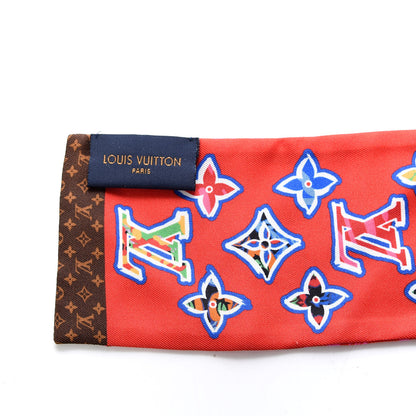 Louis Vuitton Silk Monogram ABC Bandeau Rose Pop 3 of 3