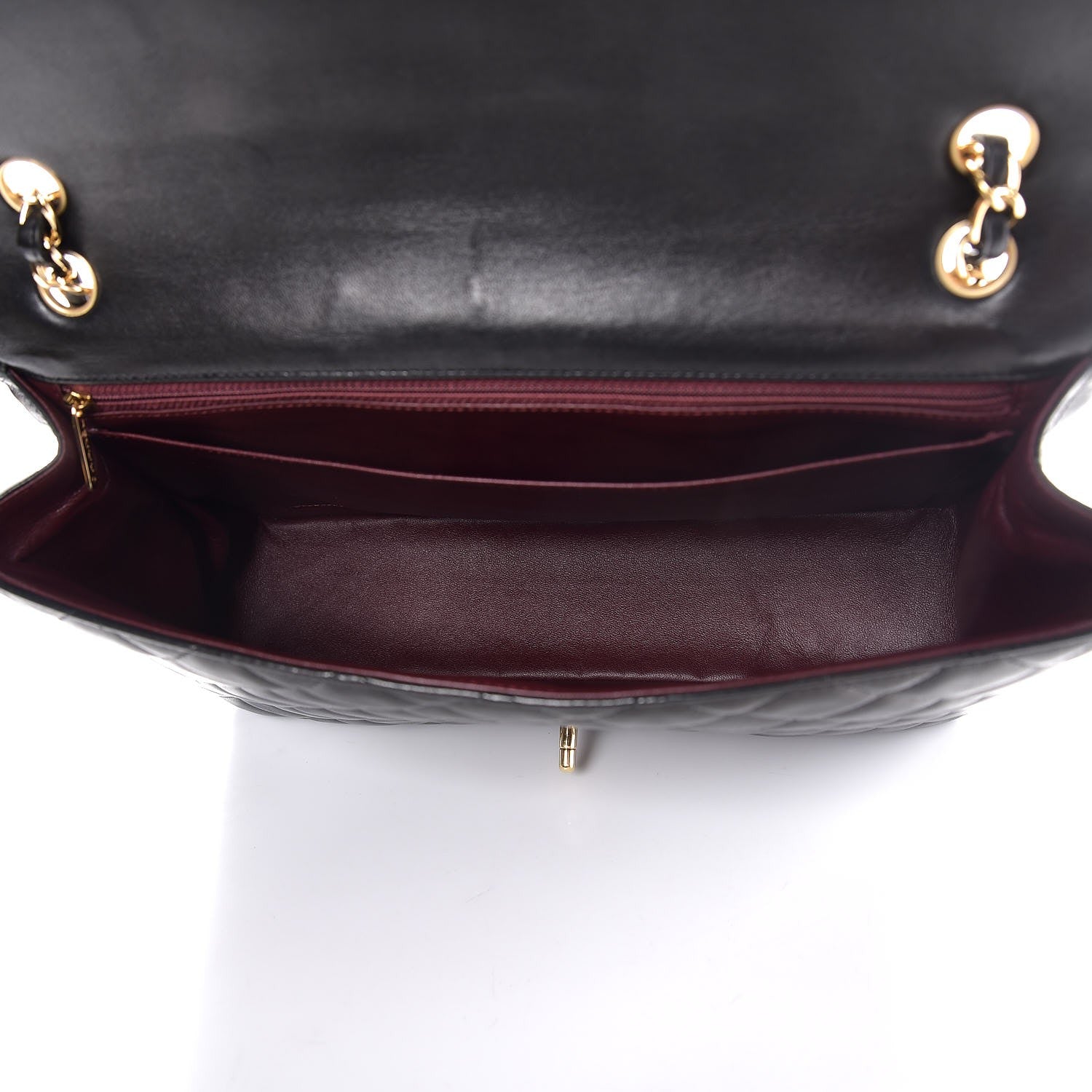 Chanel Lambskin Quilted Maxi Single Flap Black 5 of 9