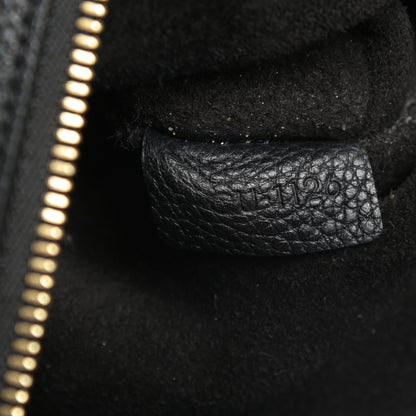 Celine Soft Grained Calfskin Small Belt Cabas Phantom Black 7 of 11