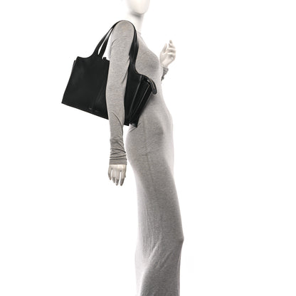 Celine Supple Natural Calfskin Medium Tri-Fold Bag Black 2 of 14