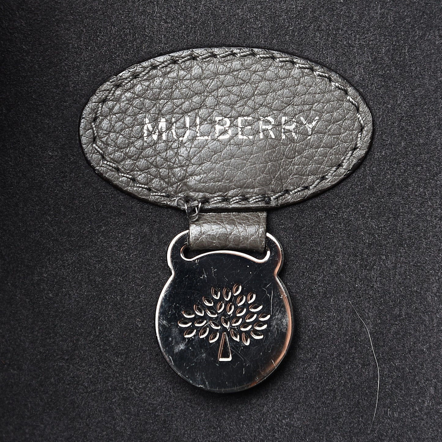 Classic Grain Calfskin Bayswater Mole Grey